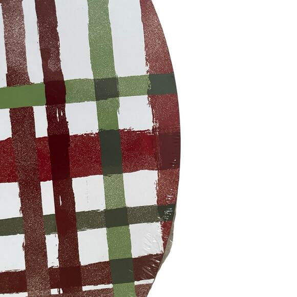 Christmas Boutique Reversible Cork Backed Placemats 15in Round Set of 4 New - Picture 12 of 15